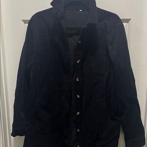 Men's Classic Black Corduroy Jacket